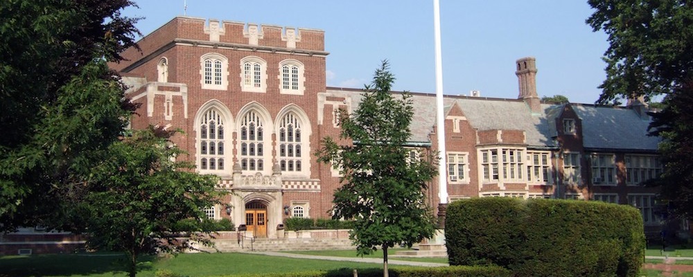 Front view of the Bronxville School